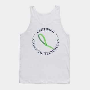 Certified Cable Tie Technician Tank Top